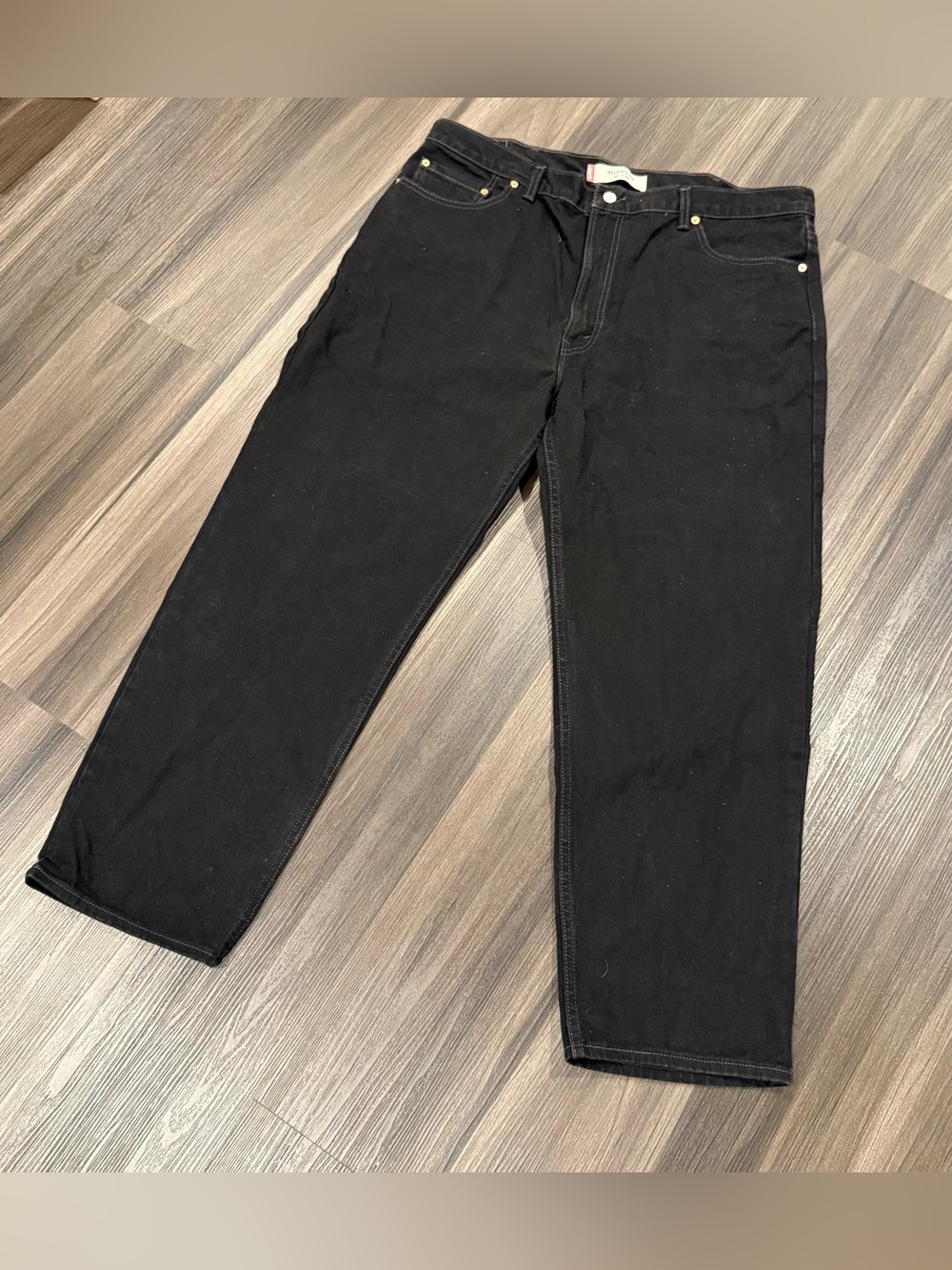 Levi’s 550 Relaxed Fit Jeans Men’s 42x30 Black Denim 100% Cotton